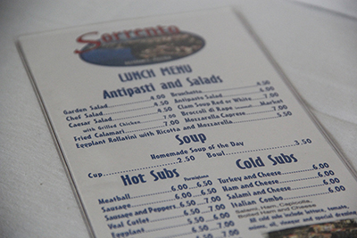 All Clear Menu Covers