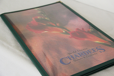Sewn Cafe Menu Covers